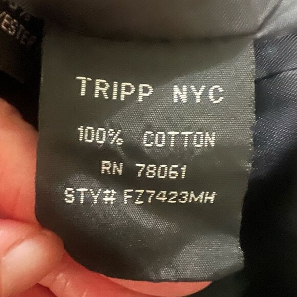 Y2K Tripp NYC black green pin striped men’s vest size small skull buttons goth - Picture 4 of 8